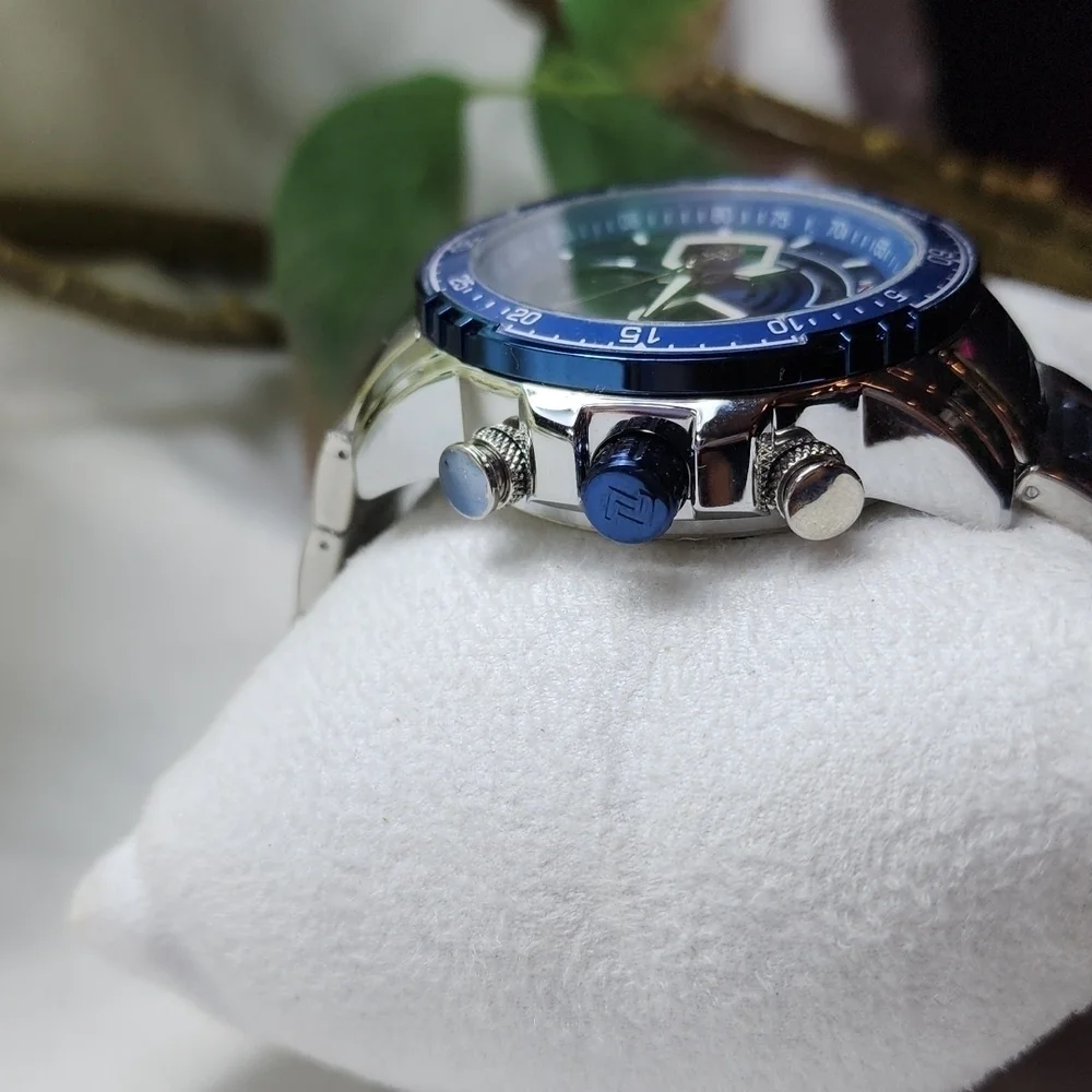 SIKVER n BLUE MEN'S MILITARY WATCH